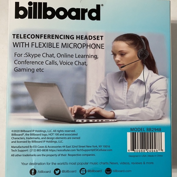 NIB billboard Teleconferencing Headset - Picture 2 of 9
